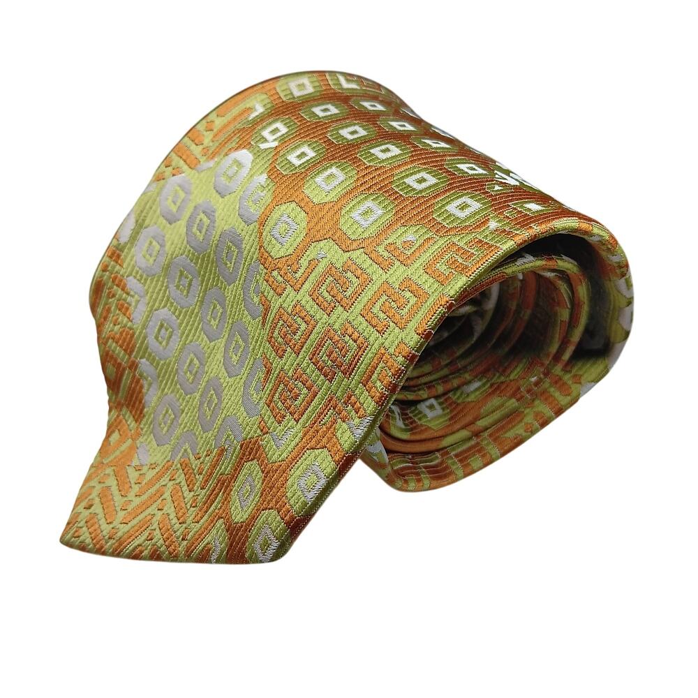 VTG 60s 70s Wemlon by Wembley Geometric Wide Tie‎